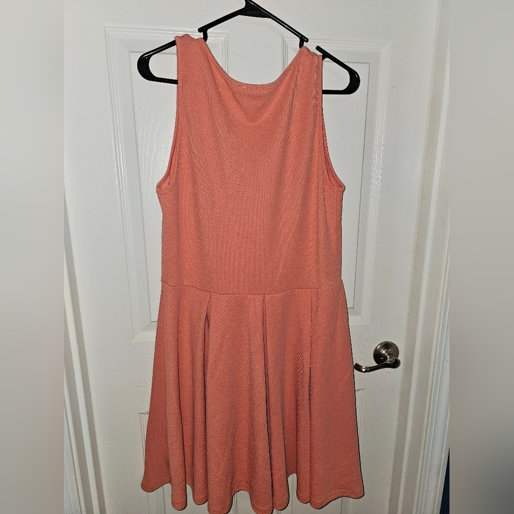 Coral dress